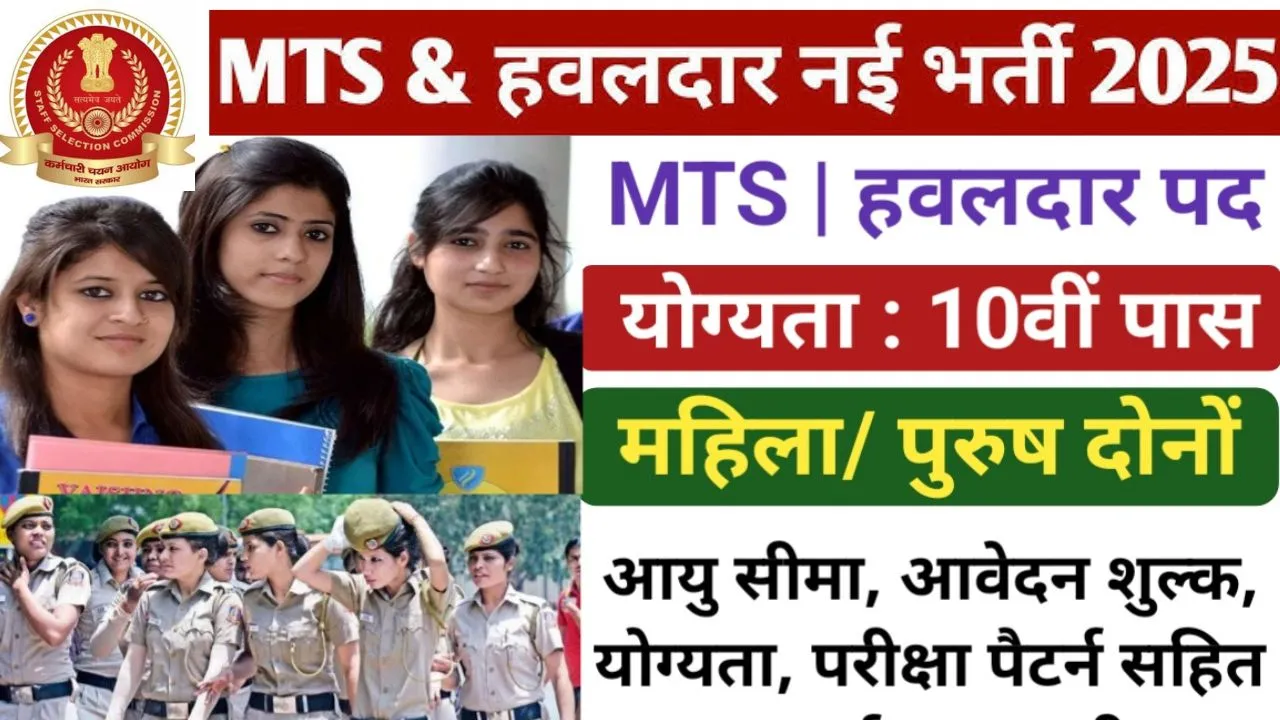 SSC MTS और हवलदार भर्ती 2025